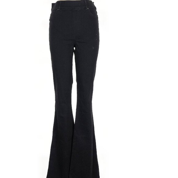 Spanx Black Kick Flare Dress Pants Size L - Picture 2 of 6